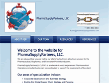 Tablet Screenshot of pharmasupplypartners.com